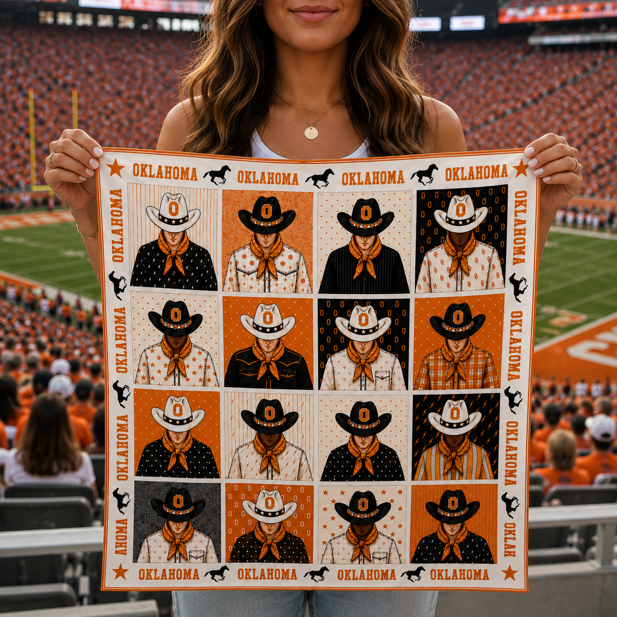 Oklahoma Orange Gameday Scarf