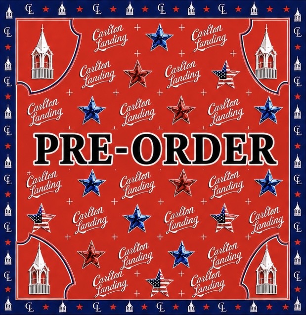 CARLTON LANDING EXCLUSIVE DESIGN SCARF (RED)