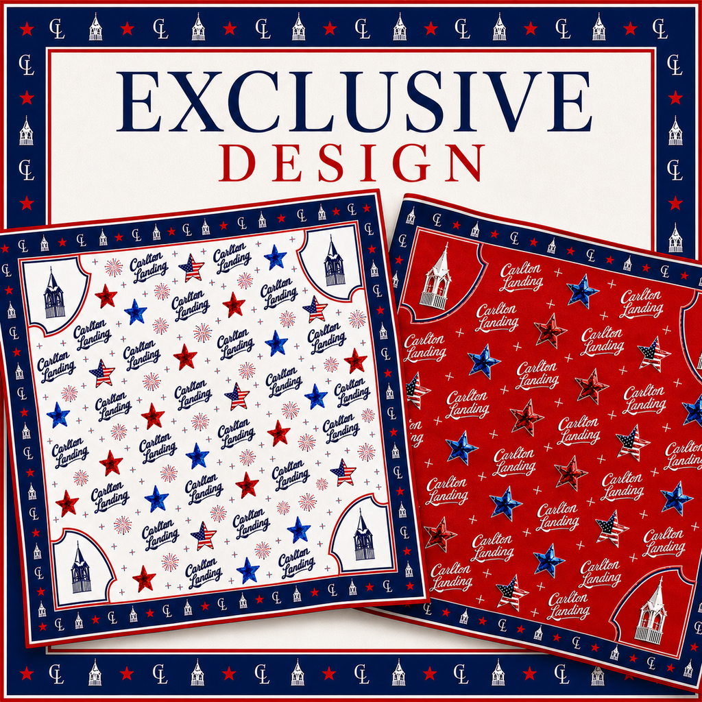 CARLTON LANDING EXCLUSIVE DESIGN SCARF (RED)