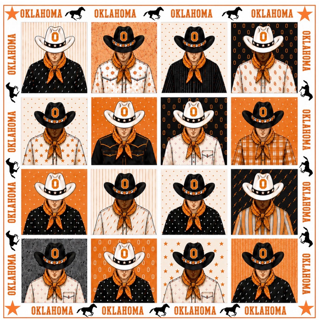 Oklahoma Orange Gameday Scarf