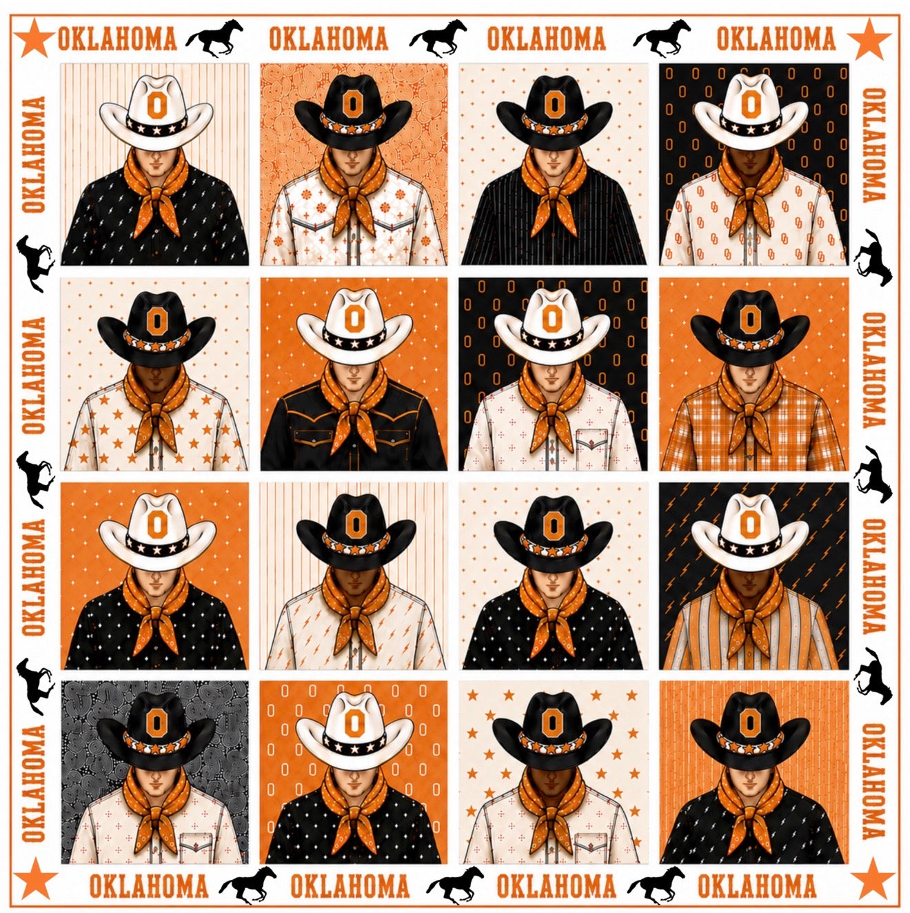 Oklahoma Orange Gameday Scarf