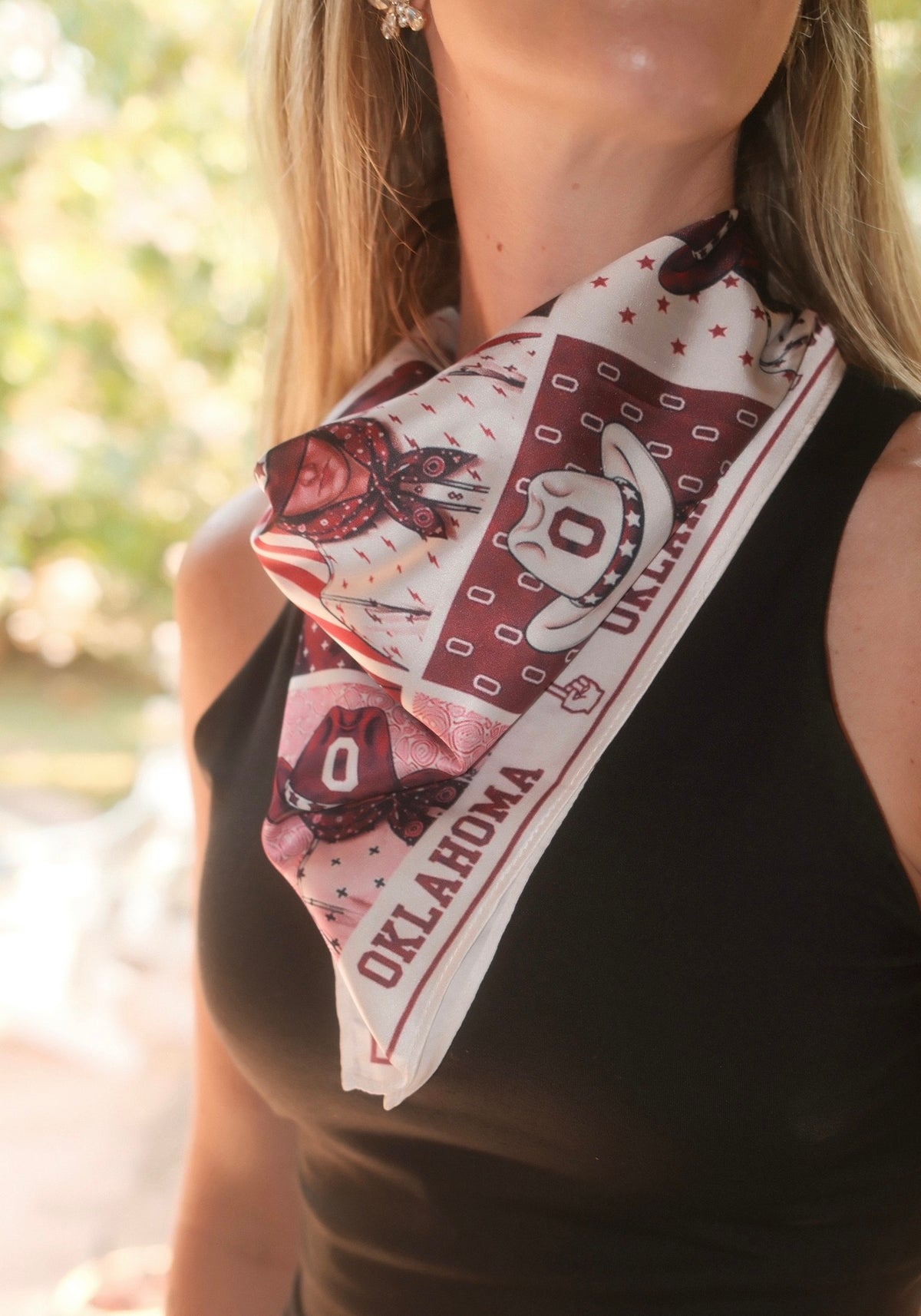 Oklahoma Crimson Gameday Scarf