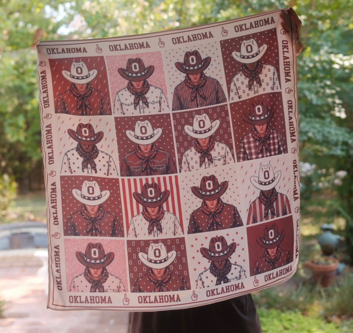 Oklahoma Crimson Gameday Scarf