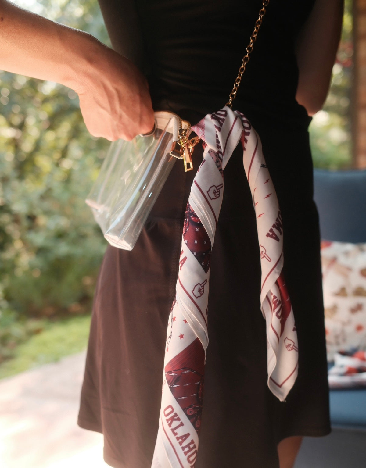 Oklahoma Crimson Gameday Scarf