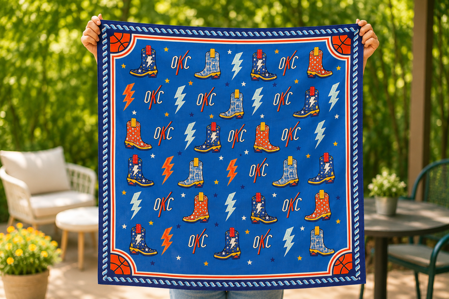 BOOTS & BOLTS SCARF