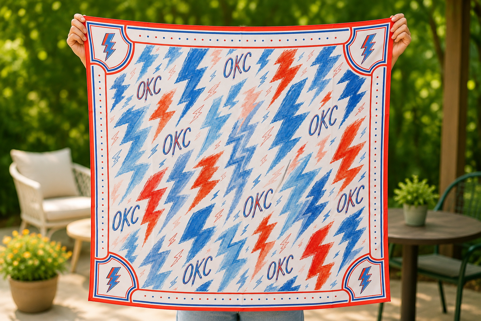 THUNDER BOLT SCARF